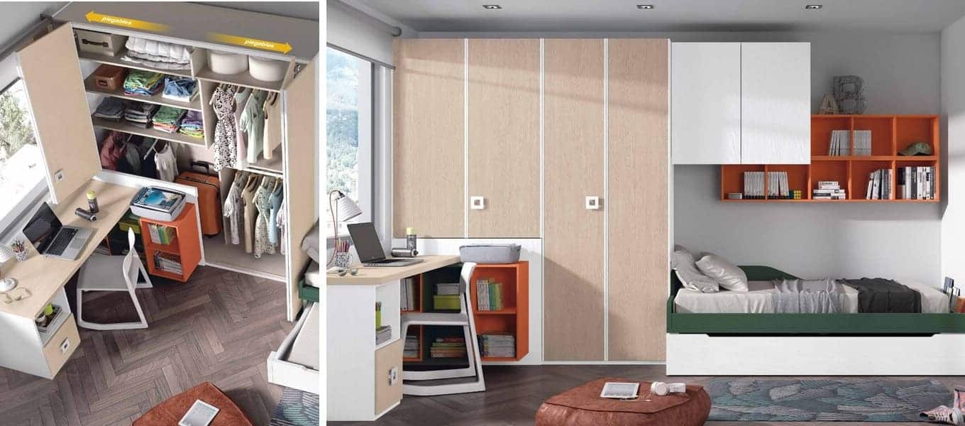 Dormitorios Juveniles Compactos Camas Nido Abatibles Literas Trenes
